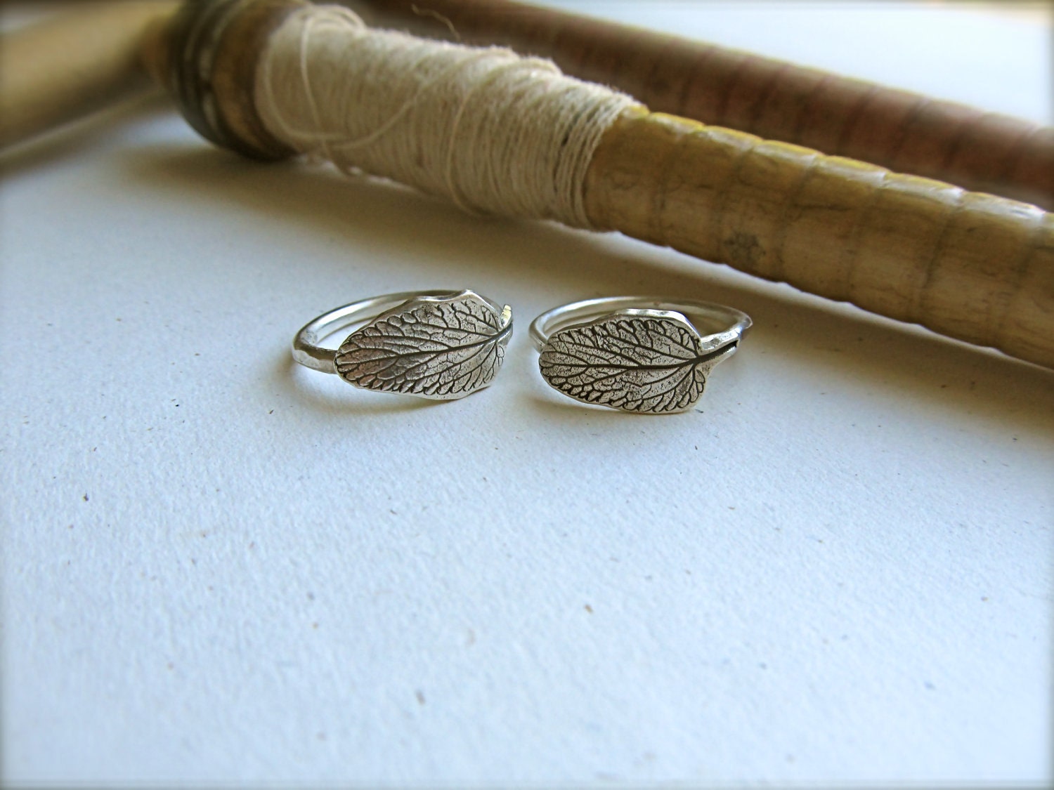 Leaf Ring - Reclaimed Sterling Silver