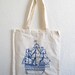 The Seas- Natural Tote bag