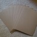 10 Sheets 8 1/2 x 11 Raw Chipboard