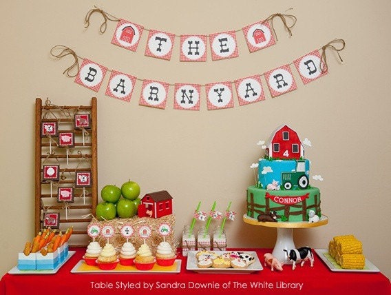 Farm Barnyard Birthday Party - PRINTABLE only Il_170x135