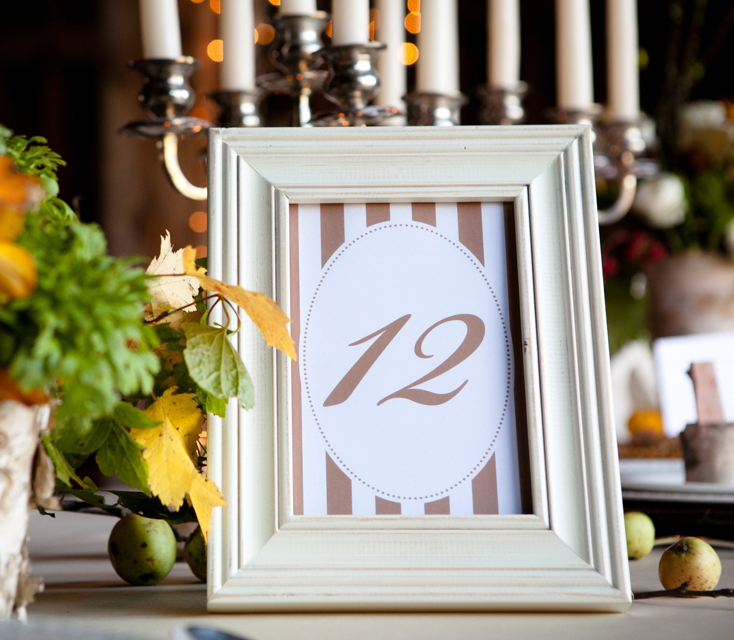 Table Numbers - wedding or shower - PRINTABLE only Il_570xn