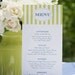 Dinner Menu - wedding, shower, rehearsal dinner  custom design- PRINTABLE only