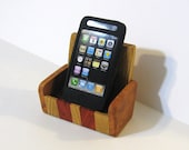 Cell Phone Rest / Desk organizer For Home Or Office Made Of  Wood