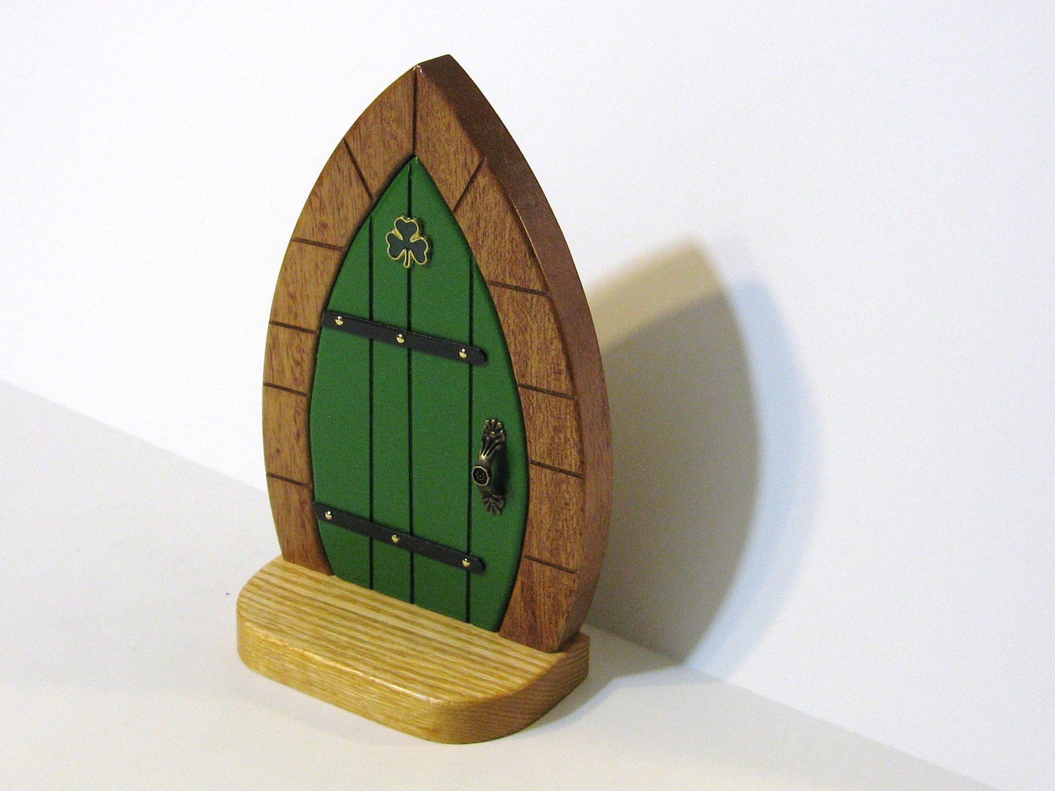 Irish Fairy Door Made Of Three Woods