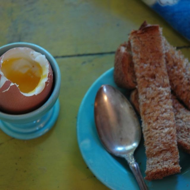 pair of speckled egg cups, made to order