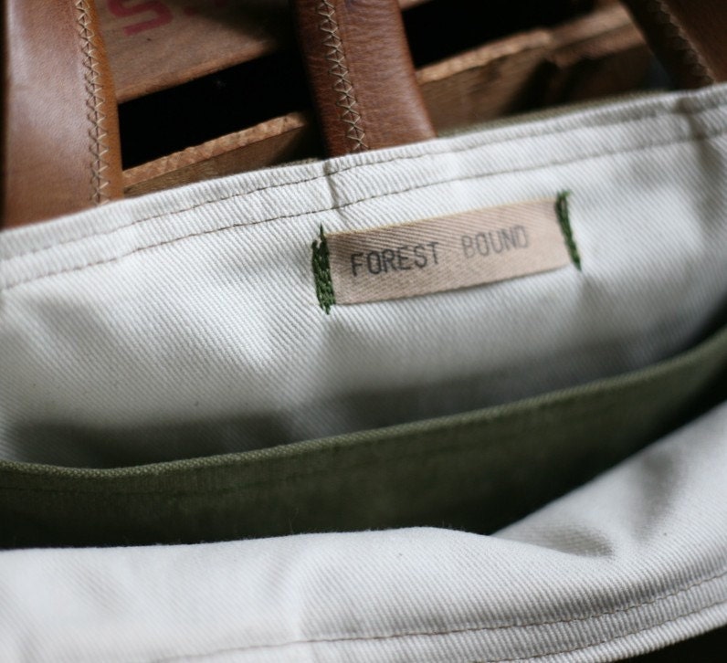 Recycled Canvas Tote Bag