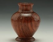 1" Scale Miniature Dollhouse Turned Bocote Flower Vase