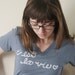 SALE French Quote LARGE Organic T-Shirt Unisex. "C'est La Vie" in Ocean