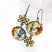 Earrings from Vintage Tin Recycled