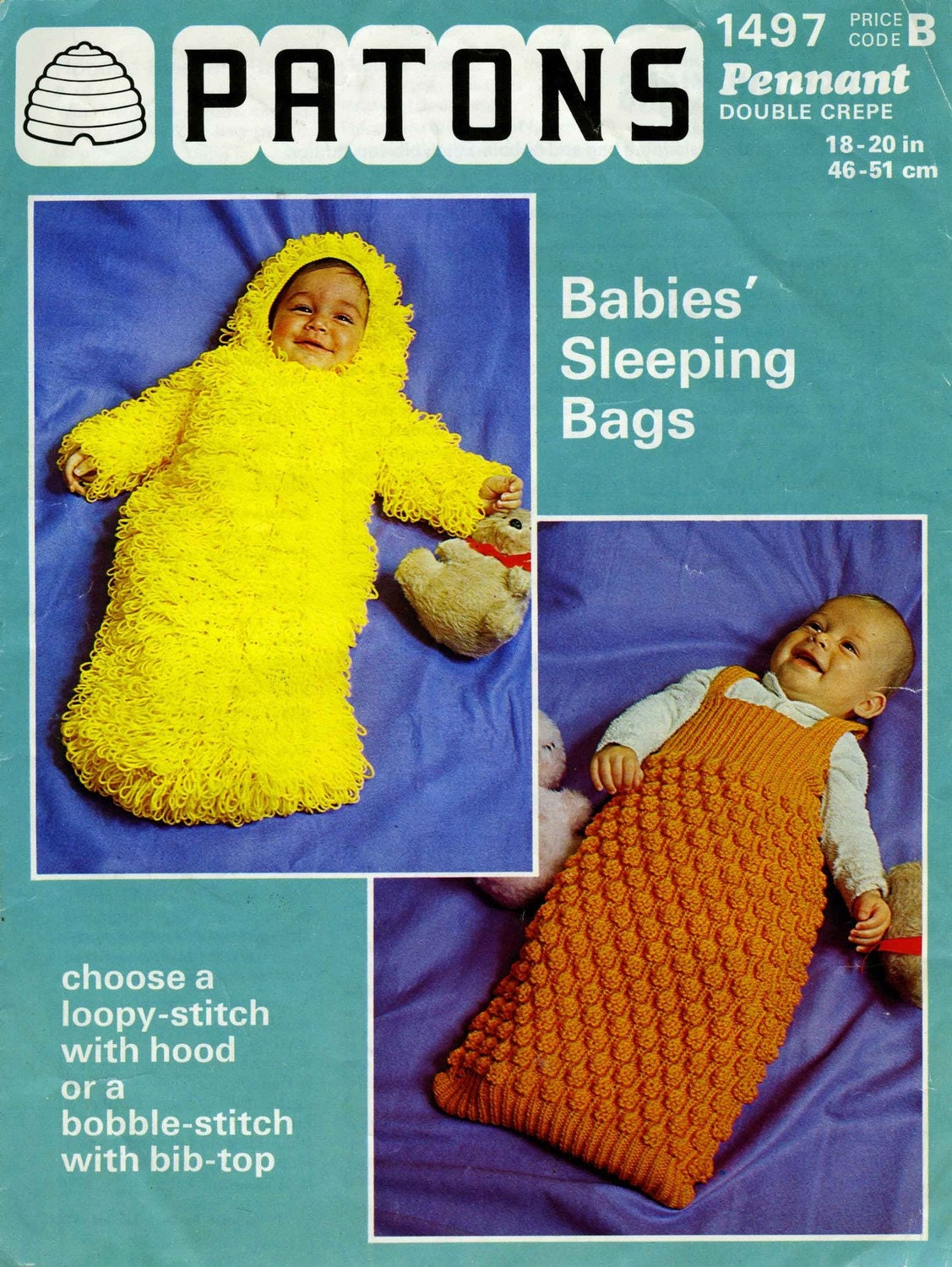 Patons 1497 Knitting Pattern
