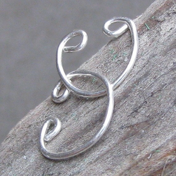 Top of the Ear Cuff Hoop Earrings - non-pierced cartilage
