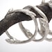 organic sterling silver twig stacker ring: Elvish band - RedSofa jewelry