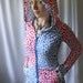 handmade leopard zipper hoodie - HALF and HALF - smarmyclothes diy