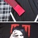 split neck custom hoodie top - handmade from YOUR shirt - smarmyclothes diy reconstructed