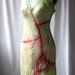 Blood n Stitches zombie slip dress Halloween costume - smarmyclothes horror diy