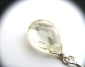 Lemon Citrine Earrings . Yellow Citrine Earrings . Silver Citrine Earrings . Yellow Quartz Earrings . Sterling Silver - Calendula