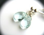 Blue Stud Earrings . Silver Stud Earrings . Blue Wedding Jewelry . Blue Bridal Earrings . Blue Bridesmaid Sets - Amelie Collection