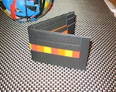 Duct tape wallet for geniuses--gaffer tape and Mosaic stripe