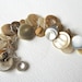 Vintage Button Bracelet Champagne Supernova