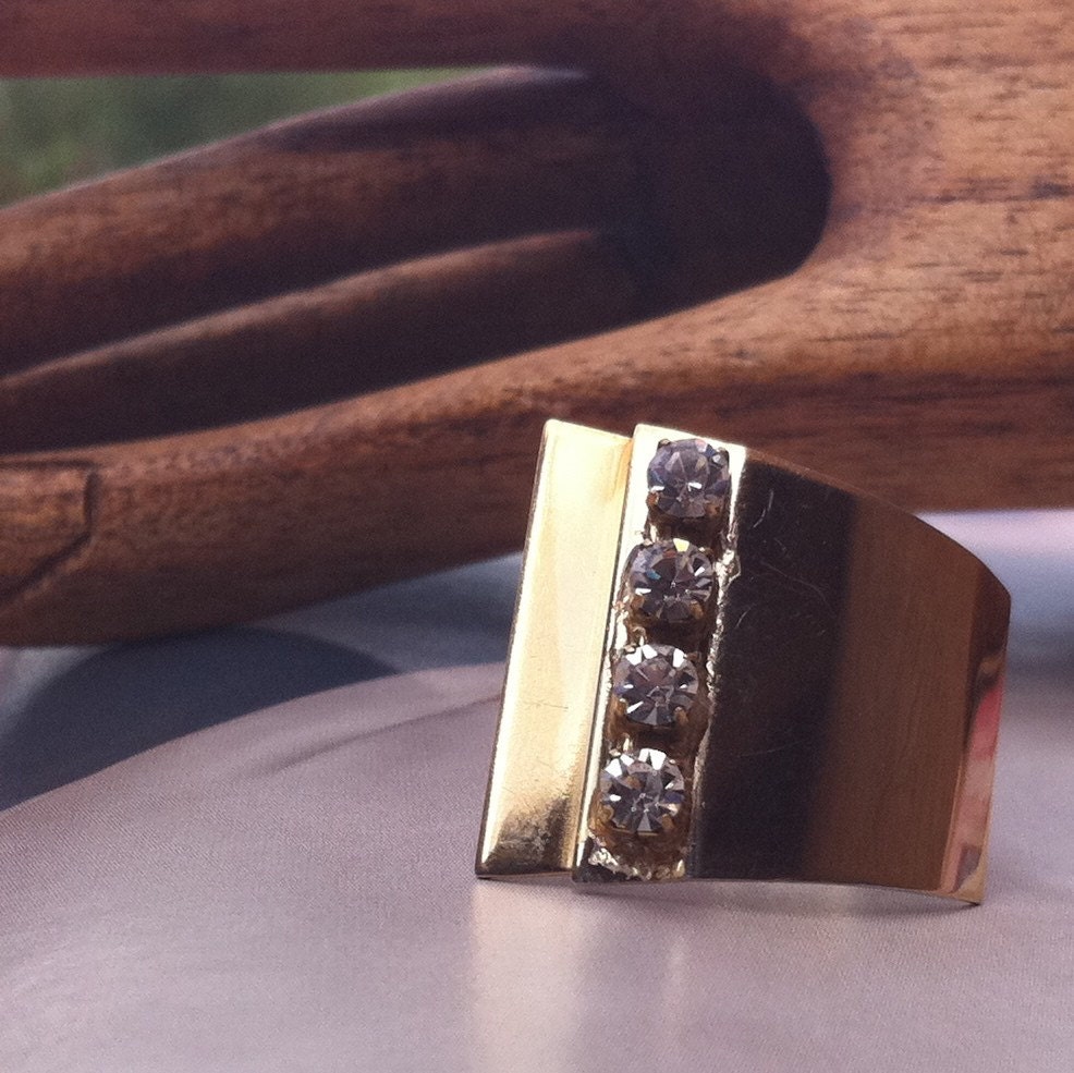 Recycled  Treasure-Cocktail Ring