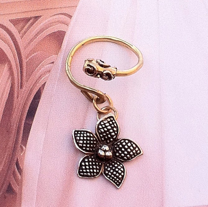 DANGLES-Gold Flower Adjustable Ring