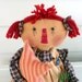 Primitive Raggedy Annie star ornie prim doll
