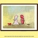 I Bring Only This Red Pajama Version 8 x 10 Print