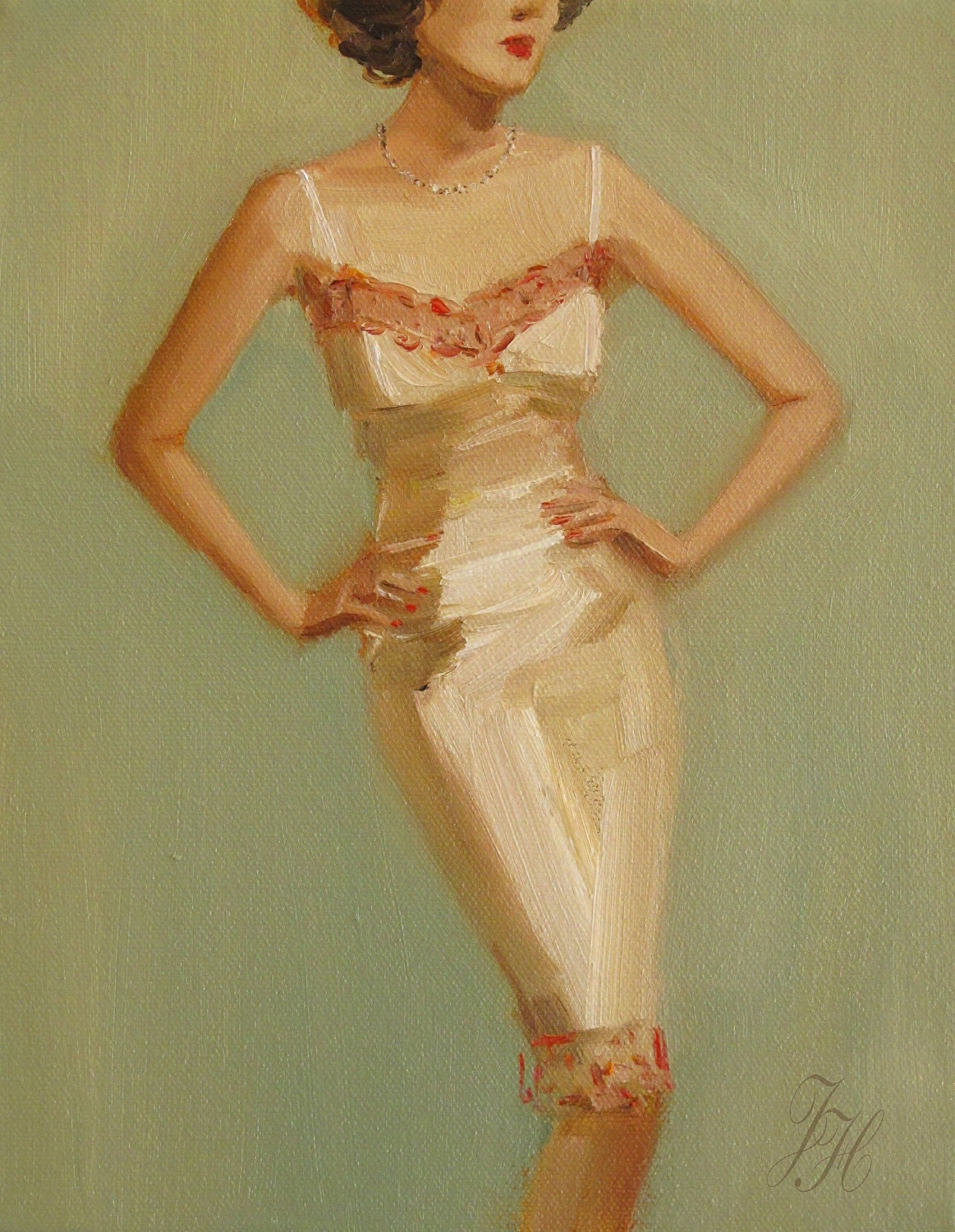 Stardom Seeking Slip Dress- Limited Edition Print