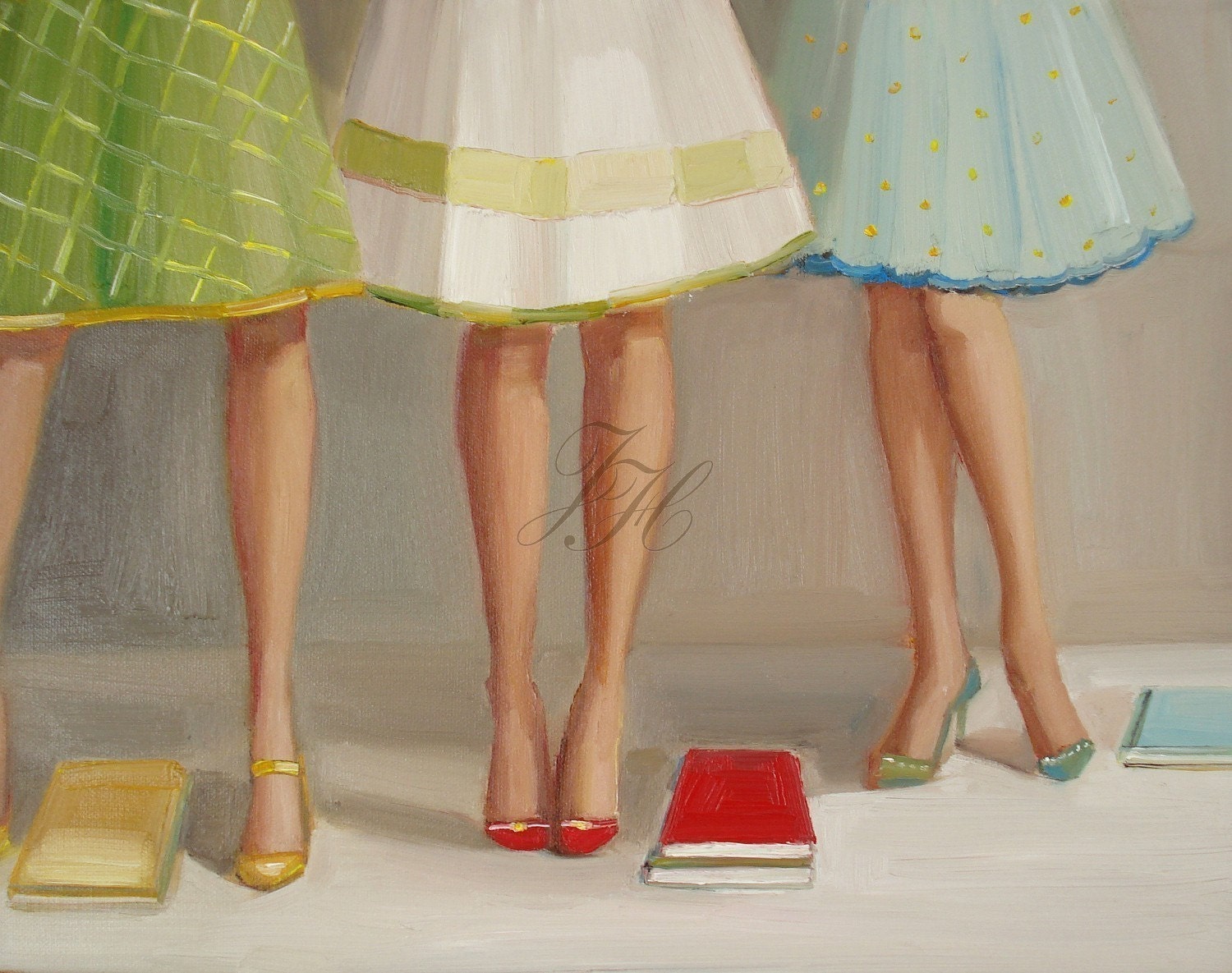 Library Ladies- Open Edition Print