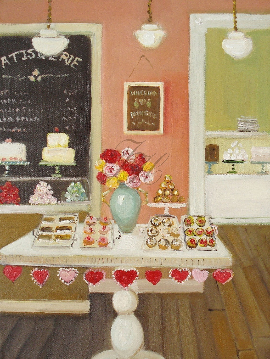 Lovebird Patisserie- Open Edition Print