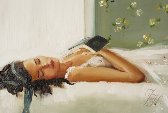 Beauty Sleeps- Canvas Reproduction Print