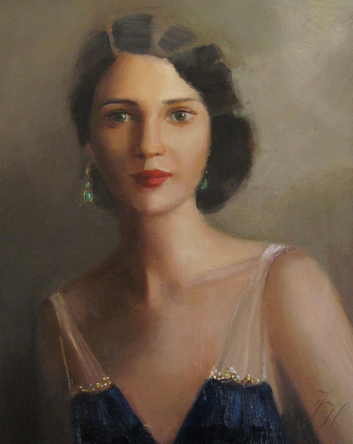 Kathleen would never be described as beautiful, but there was something extraordinary about her- Open Edition Print