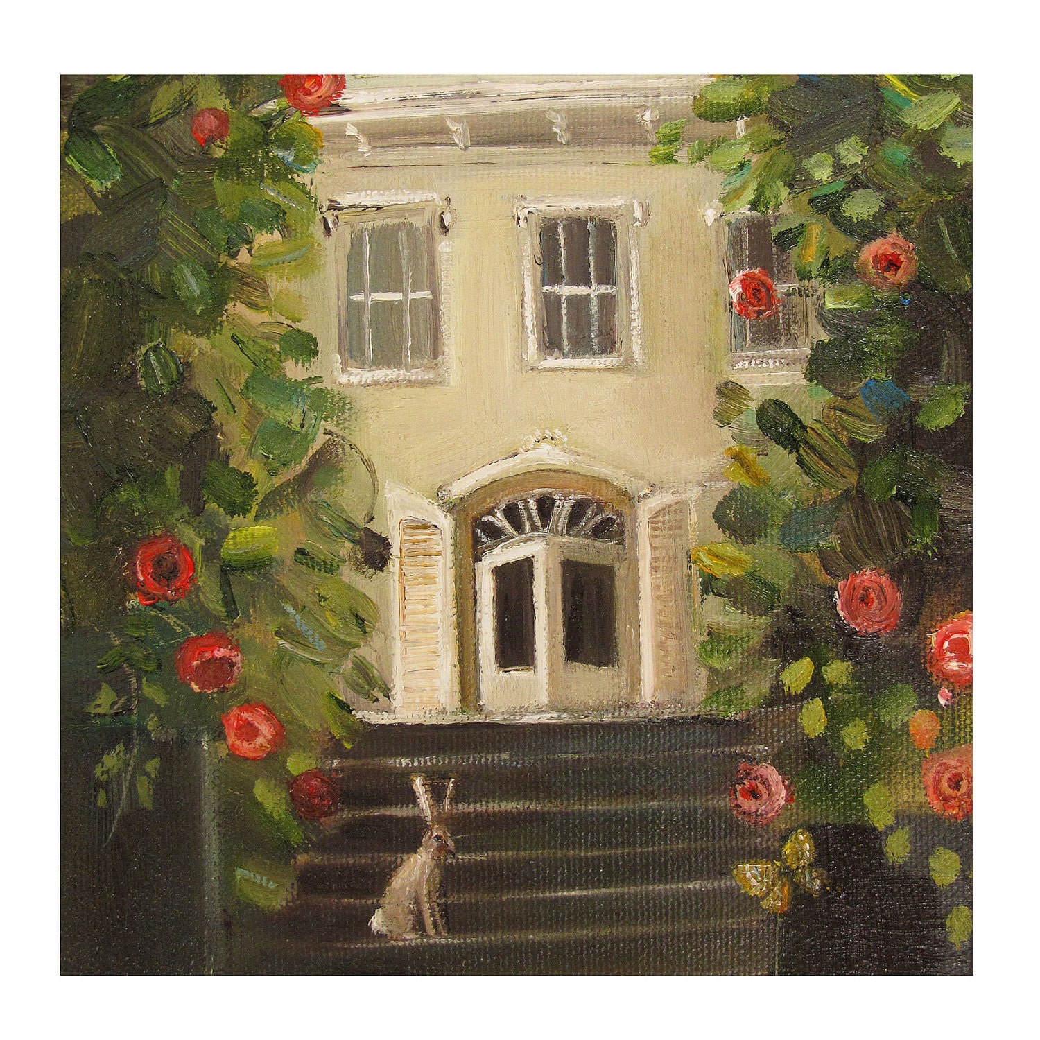 A Visitor- Art Print From Original Oil Painting