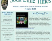 August 2011 Soda Lime Times Lampworking Magazine - by Diane Woodall