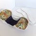 Babymoon Postpartum Pad Set -- Summery Medallions Flannel -- Waterproof Shell and 3 Pads