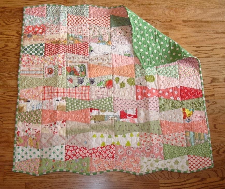 Baby Tumbler Bows Quilt Pattern - PDF download pattern