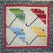 Spring Showers 4 Umbrella Quilt Pattern - pdf download only
