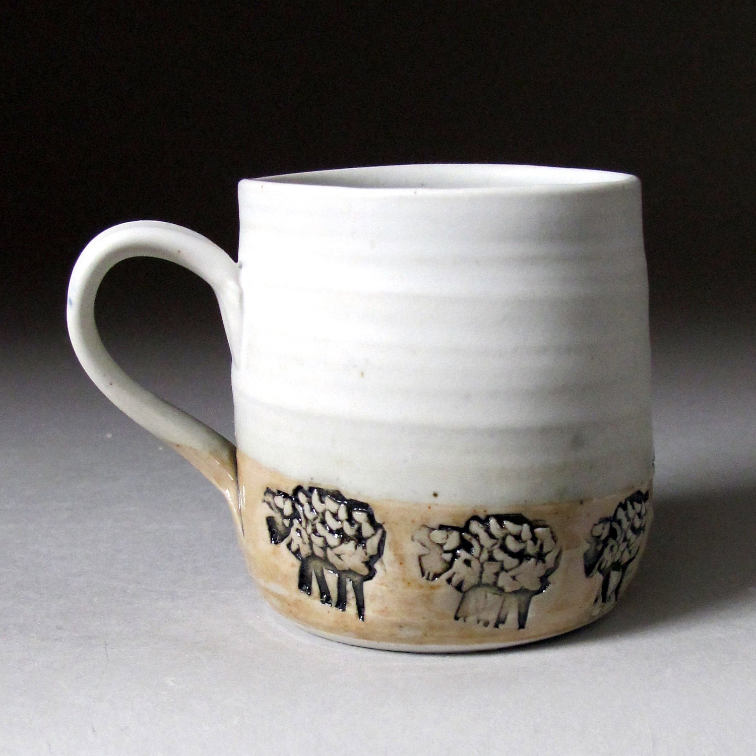 Small Sheep Mug in White