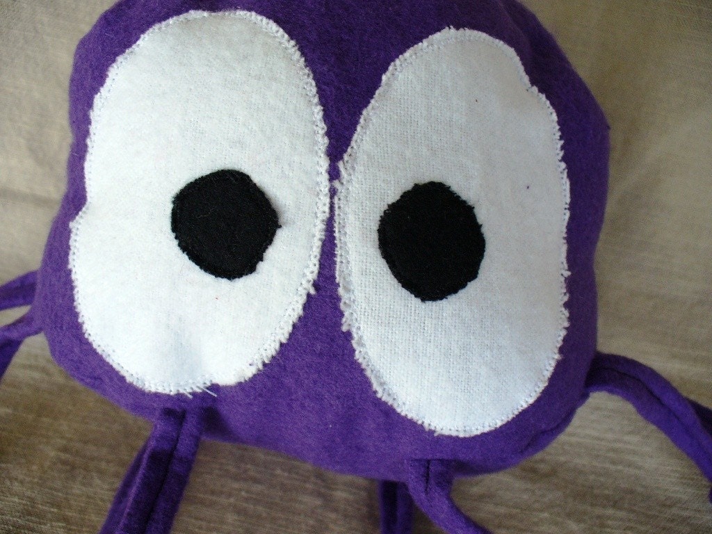 Stuffed Animal Baby Ball Toy - Ringo the Purple Octopus - ZadyCreature