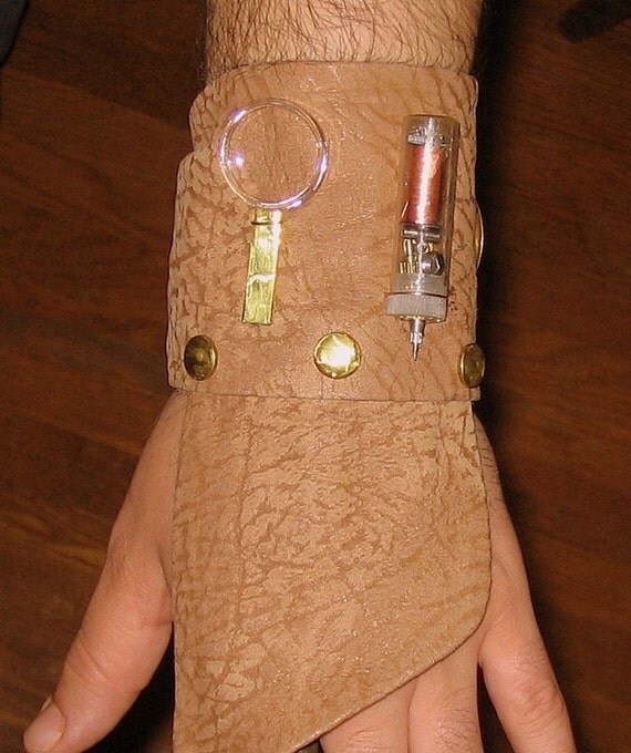 Steampunk Gauntlet by TheriacaFina on Etsy