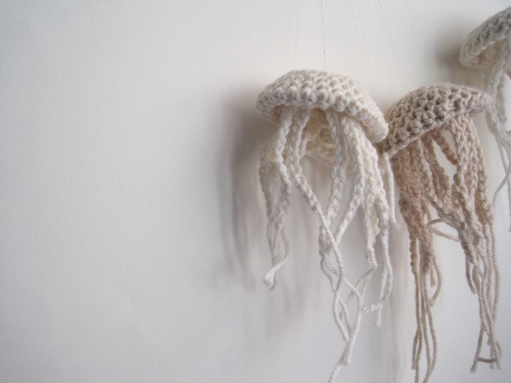 Small Moon Jellyfish in Organic Cotton and Silk