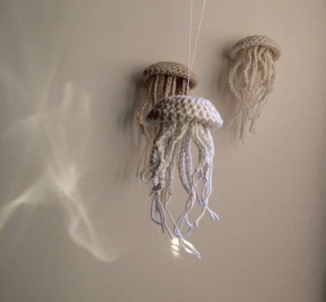 Small Moon Jellyfish in Organic Cotton and Silk