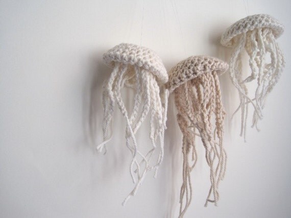 Small Moon Jellyfish in Organic Cotton and Silk