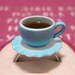 Blue Tea / Coffee Cup Ring