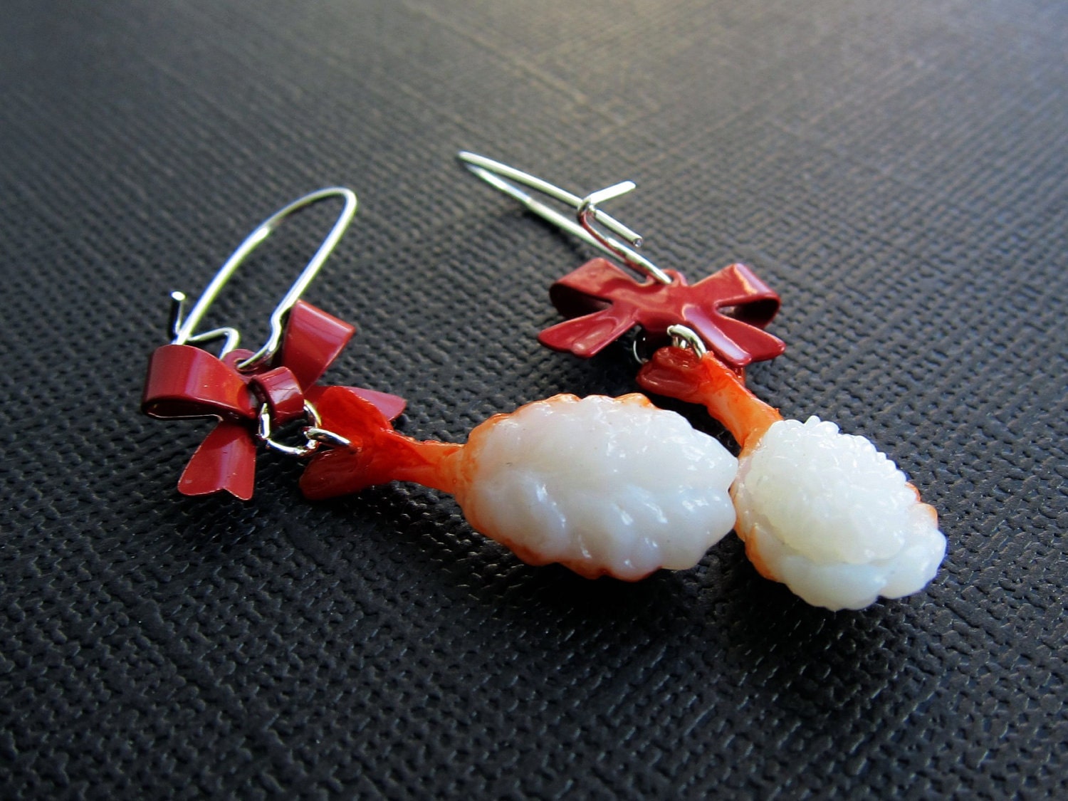 Shrimp Sushi Earrings