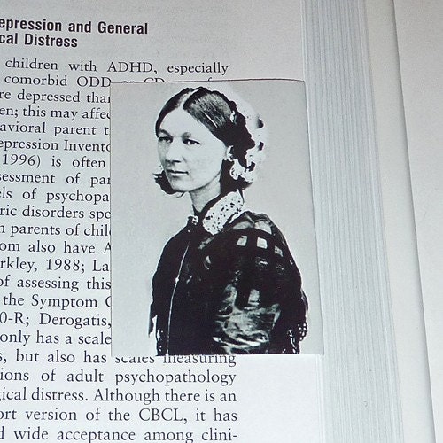 Nurse  Florence Nightingale  magnetic photo bookmarks set of 4
