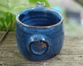 blue mug with tree of life in gold...1m
