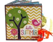 Hello Summer Scrapbook - Paper Bag Album