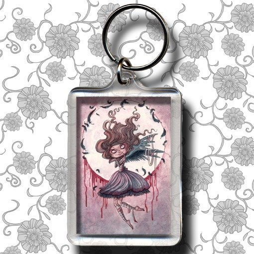 Little miss Raven - Keychain