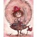 Strawberry Pirate Alicia - 5x7 print